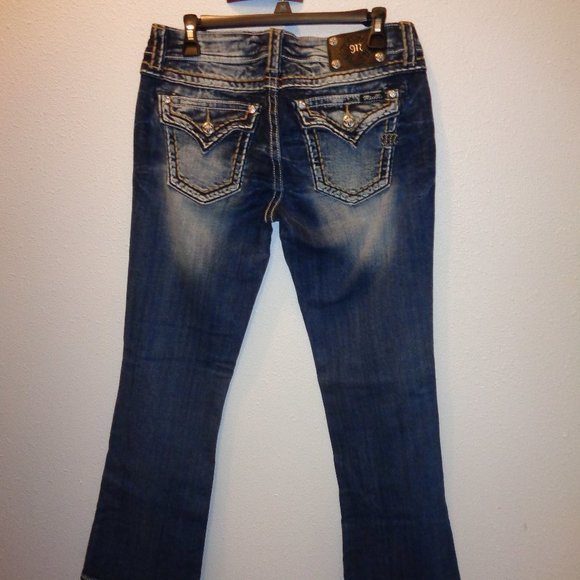 MISS Me Jeans Size 30 Signature Boot NWT Style J550148124V Inseam 32 - Picture 1 of 13